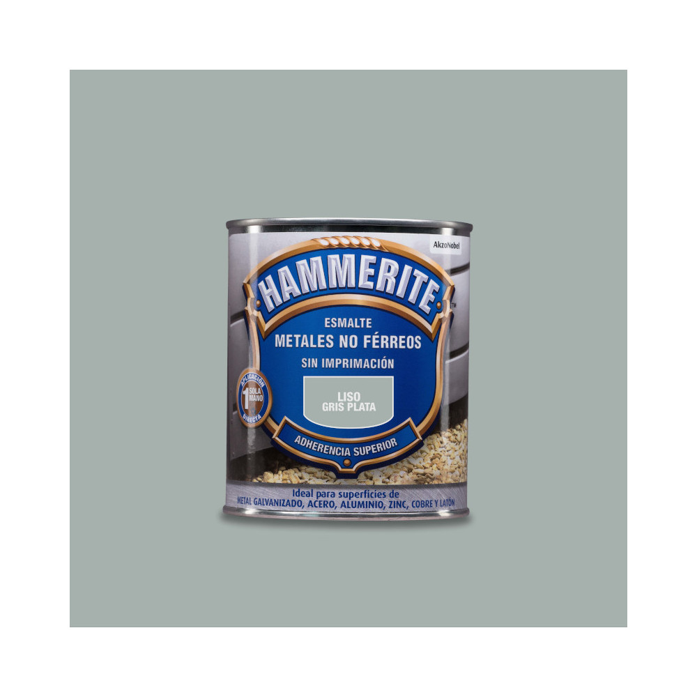 HAMMERITE METAL NO FERREOS GRIS PLATA 750 ML (baja) HAMMERITE METAL NO FERREOS GRIS PLATA 750 ML (baja)