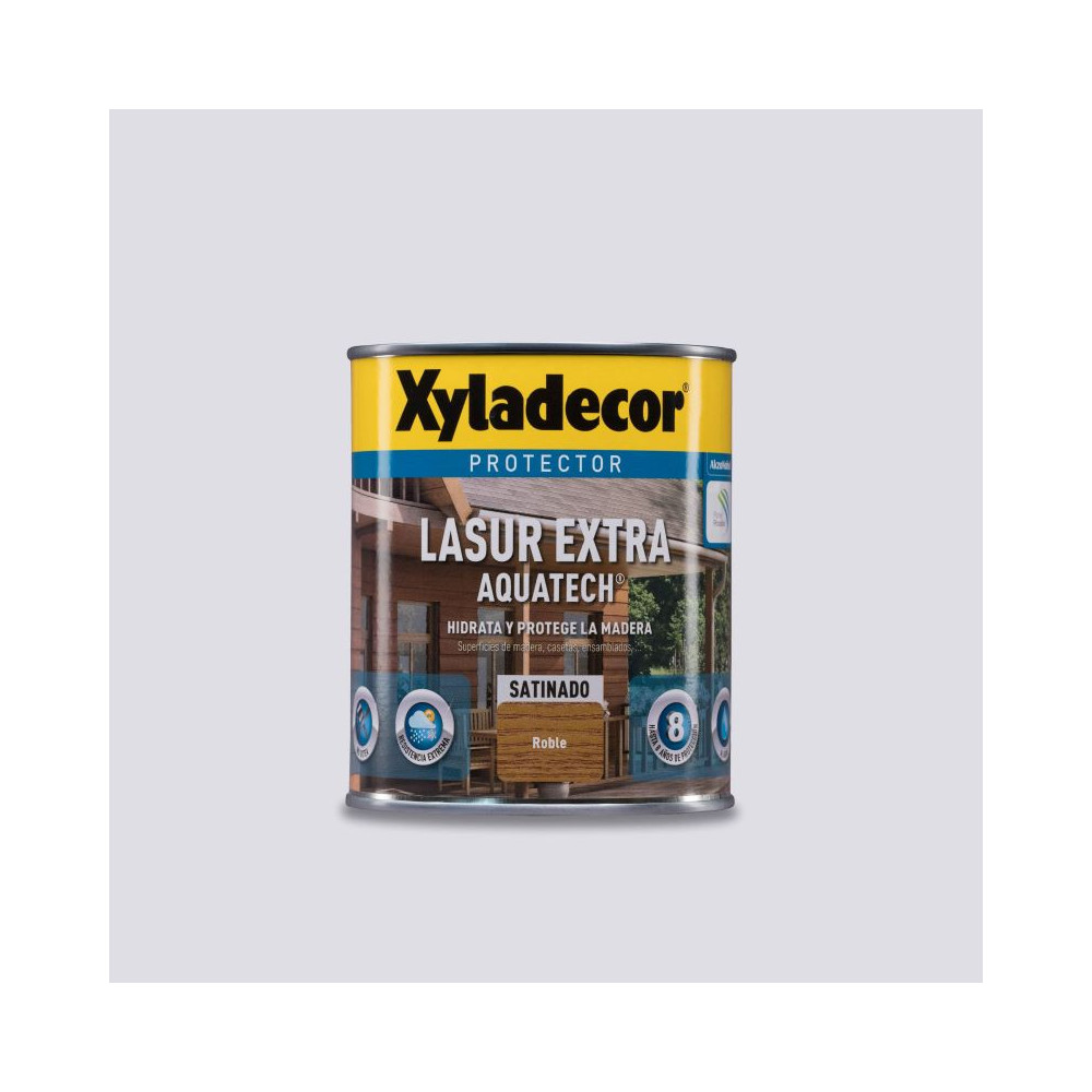XYLADECOR AQUATECH LASUR SATINADO ROBLE 2,5 L 