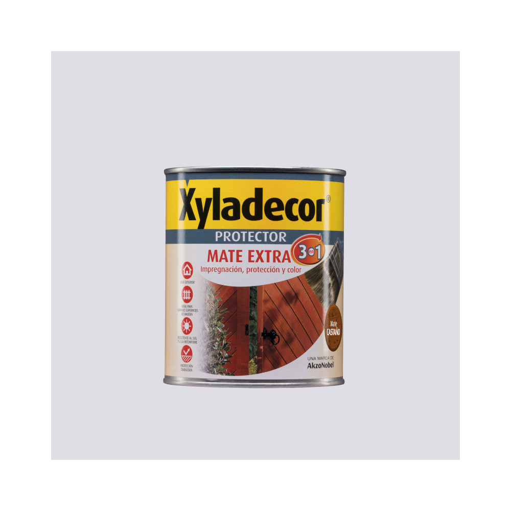 XYLADECOR 3 EN 1 MATE CASTAÑO 5 L