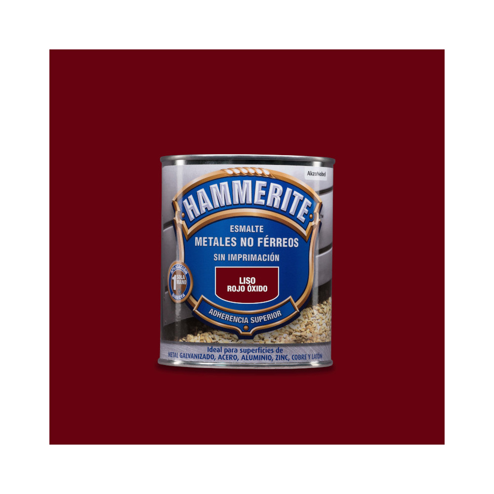 HAMMERITE METAL NO FERREOS ROJO OXIDO 750 ML (baja) HAMMERITE METAL NO FERREOS ROJO OXIDO 750 ML (baja)