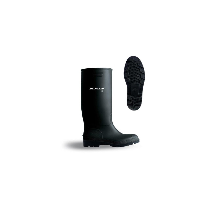 MARCA 380PPN41 BOTA AGUA PVC NEGRA DUNLOP T-41