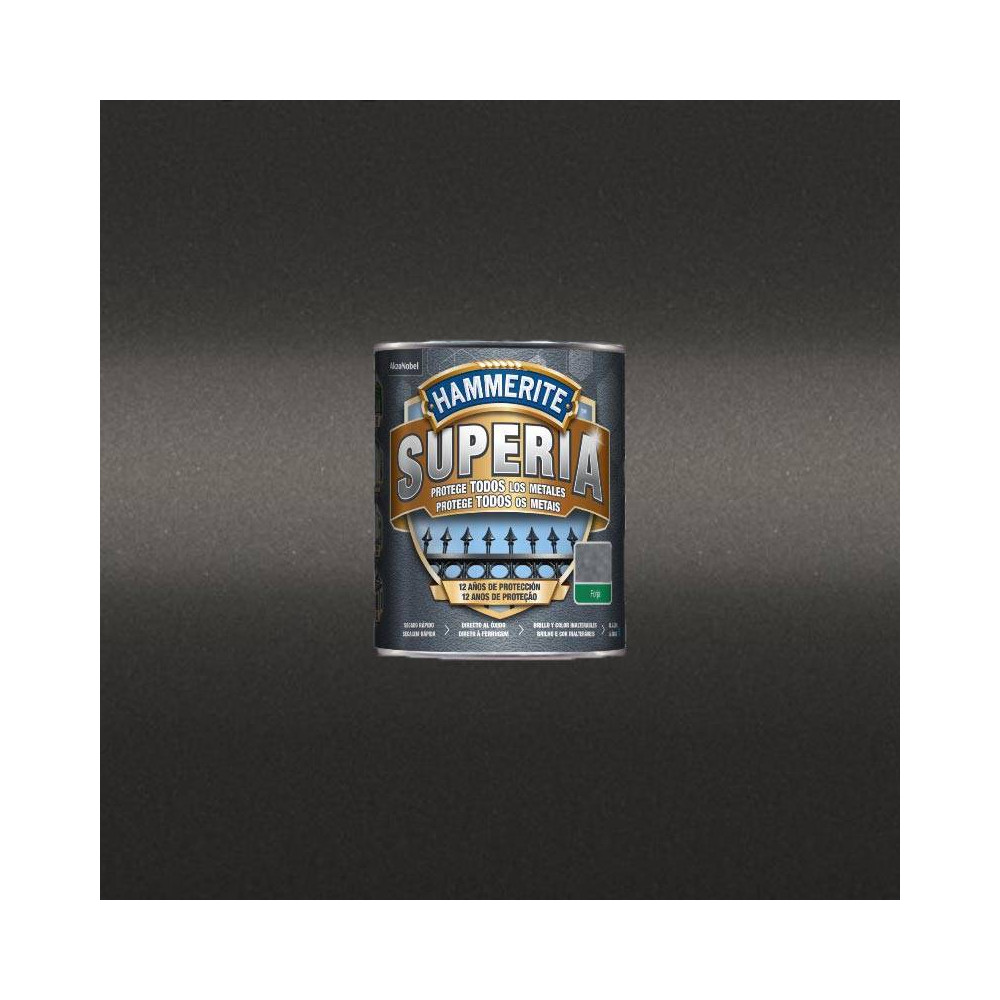 HAMMERITE SUPERIA FORJA NEGRO 2,5 L HAMMERITE SUPERIA FORJA NEGRO 2,5 L