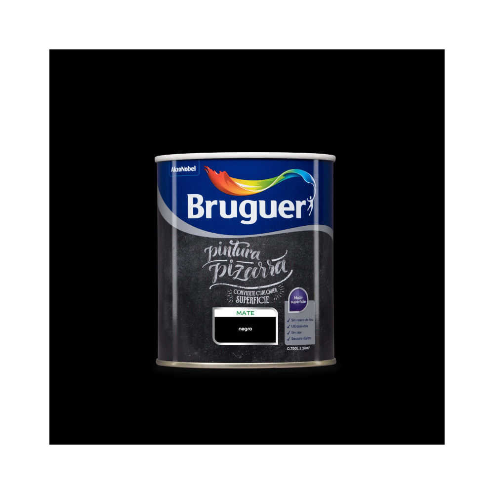 BRUGUER PIZARRAS ACRILICO NEGRO 750 ML BRUGUER PIZARRAS ACRILICO NEGRO 750 ML