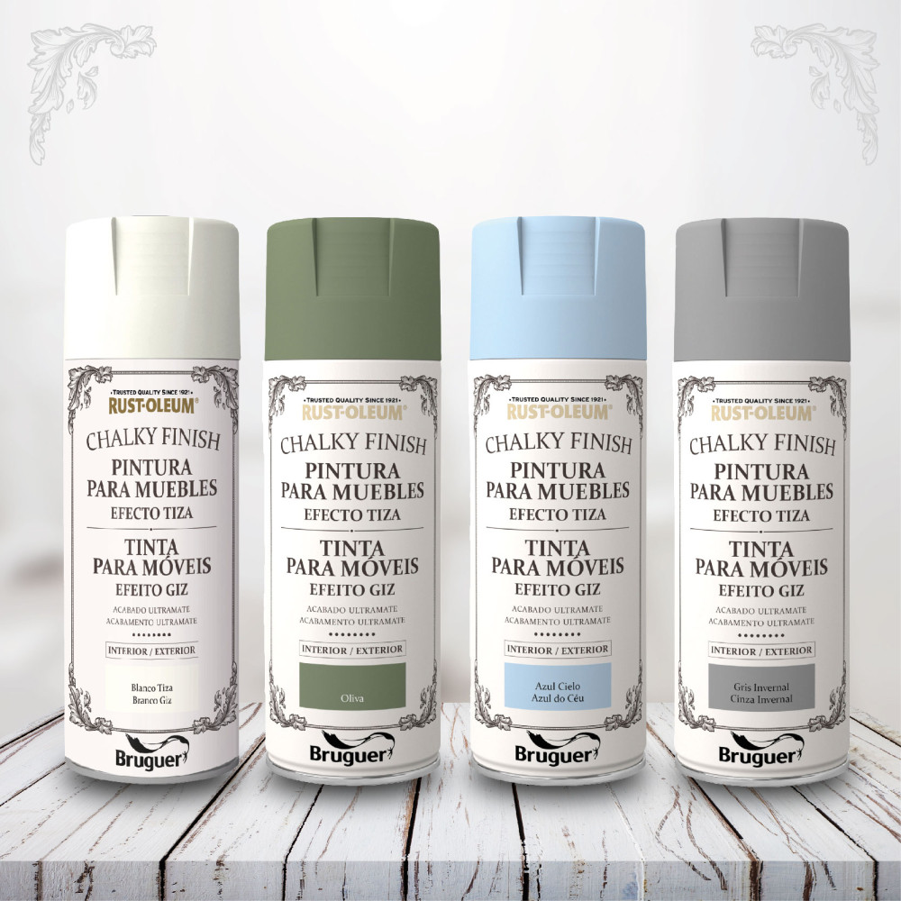 CHALKY FINISH SPRAY MARRON YUTE 400 ML CHALKY FINISH SPRAY MARRON YUTE 400 ML