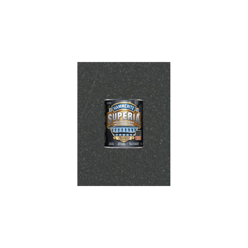 HAMMERITE SUPERIA LISO EFECTO FORJA NEGRO 0,75 L HAMMERITE SUPERIA LISO EFECTO FORJA NEGRO 0,75 L