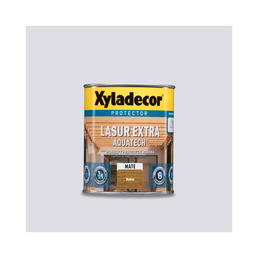 XYLADECOR AQUATECH LASUR EXTRA MATE ROBLE 2,5 L