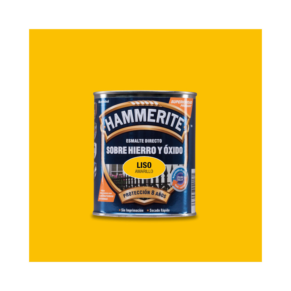 HAMMERITE LISO BRILLO AMARILLO 750 ML