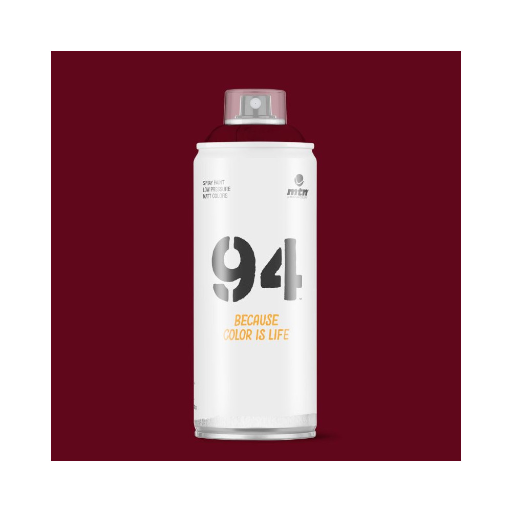 MTN SPRAY 94 RV-3004 ROJO BURDEOS 400ML MTN SPRAY 94 RV-3004 ROJO BURDEOS 400ML