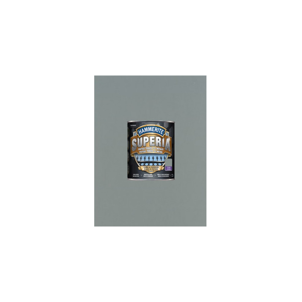 HAMMERITE SUPERIA SATINADO GRIS OSCURO 0,75 L HAMMERITE SUPERIA SATINADO GRIS OSCURO 0,75 L