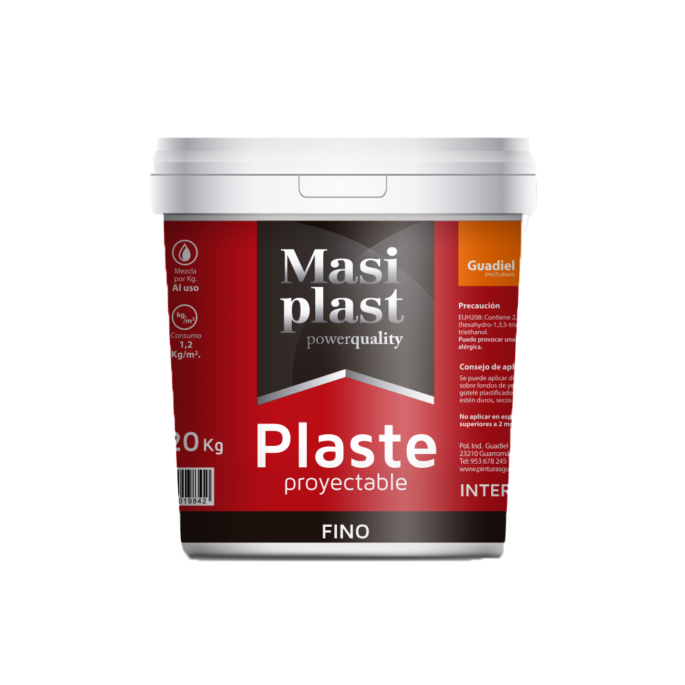 MASIPLAST MASILLA PROYECTABLE FINO 20 KG MASIPLAST MASILLA PROYECTABLE FINO 20 KG