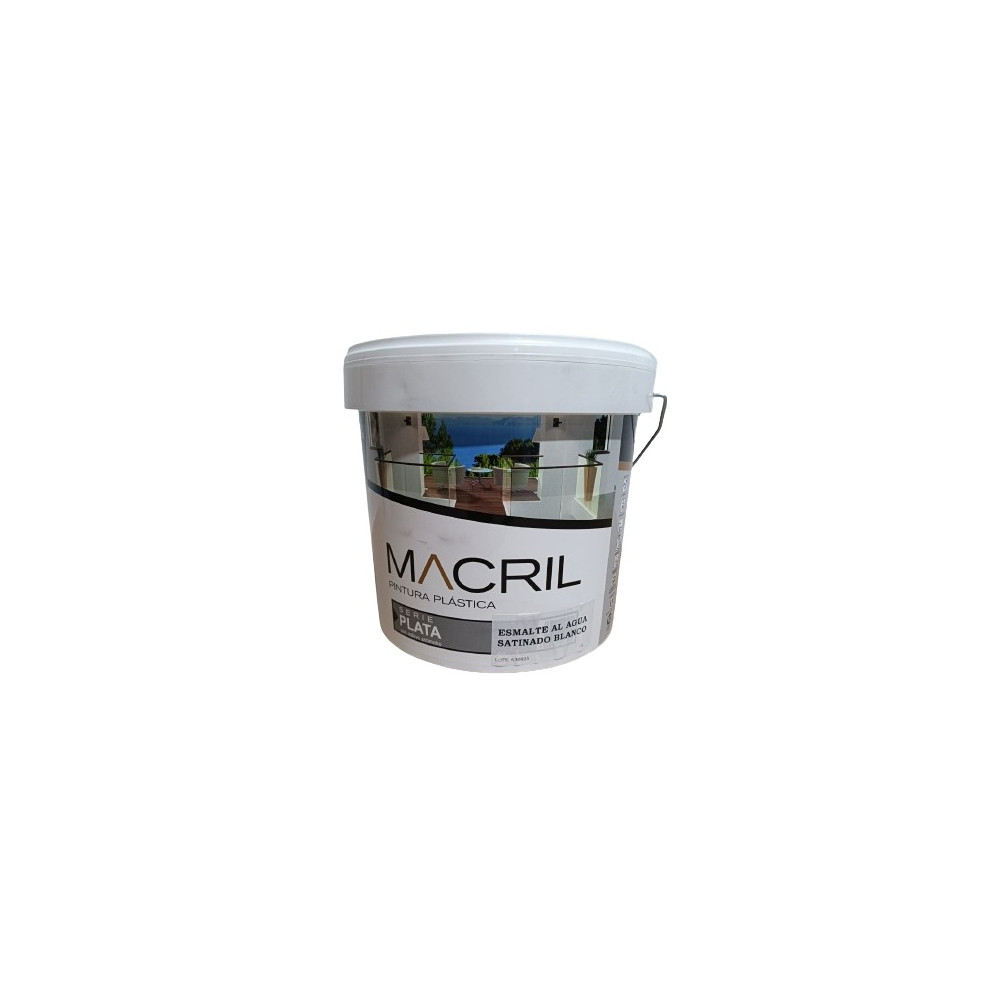 MACRIL ESM. ACRILICO SATINADO BLANCO 12 L MACRIL ESM. ACRILICO SATINADO BLANCO 12 L