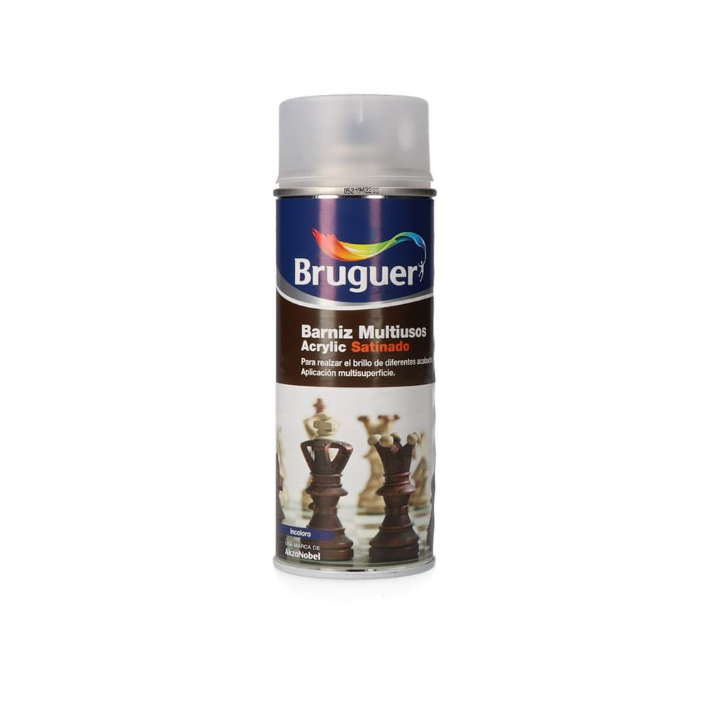 BRUGUER SPRAY BARNIZ SATINADO INCOLORO 400 ML (baja)