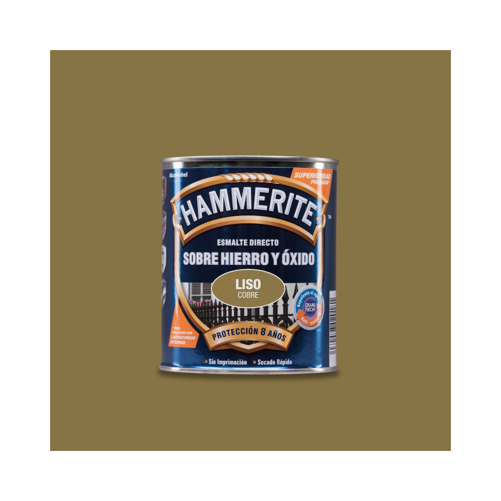 HAMMERITE LISO BRILLO COBRE 750 ML