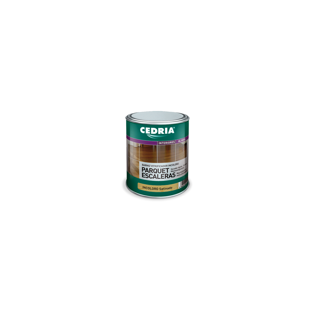 CEDRIA BARNIZ PARQUET SATINADO INCOLORO 4 L
