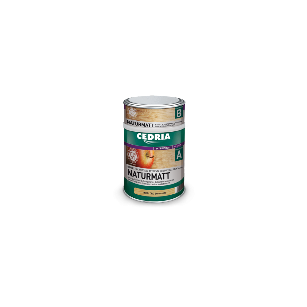 CEDRIA BARNIZ NATURMATT EXTRAMATE INCOLORO 4 L CEDRIA BARNIZ NATURMATT EXTRAMATE INCOLORO 4 L