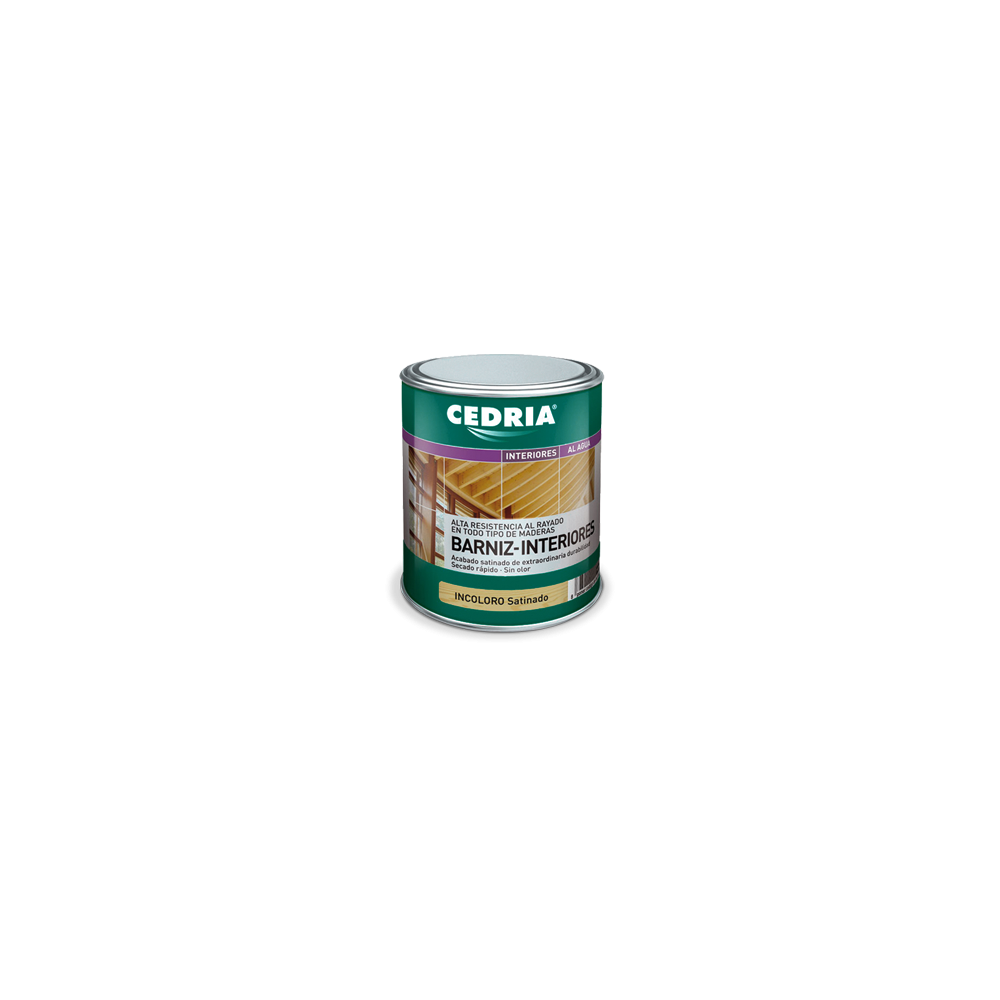 CEDRIA BARNIZ INTERIORES SAPELI 750 ML CEDRIA BARNIZ INTERIORES SAPELI 750 ML