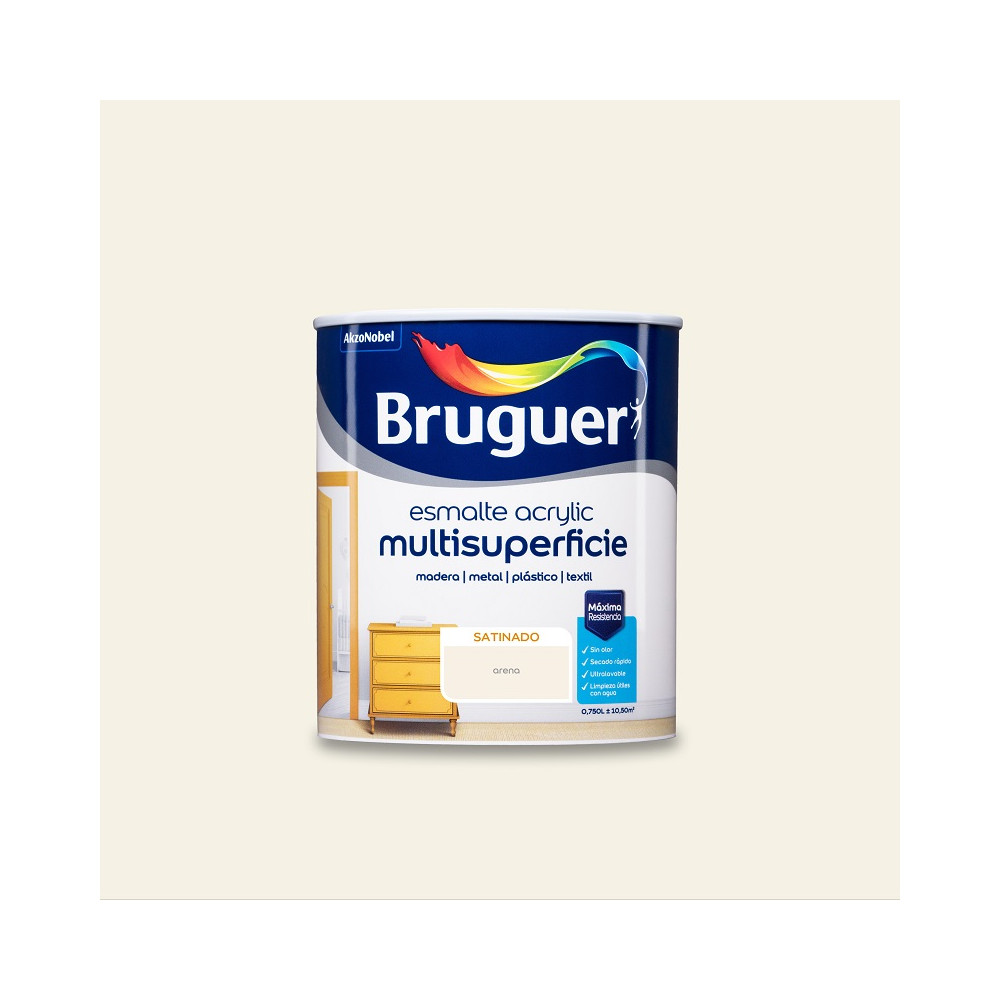 BRUGUER ACRYLIC SATINADO ARENA 0,75 L BRUGUER ACRYLIC SATINADO ARENA 0,75 L
