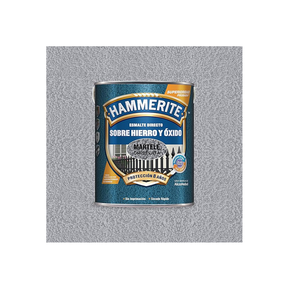 HAMMERITE MARTELE GRIS PLATA 5 L HAMMERITE MARTELE GRIS PLATA 5 L