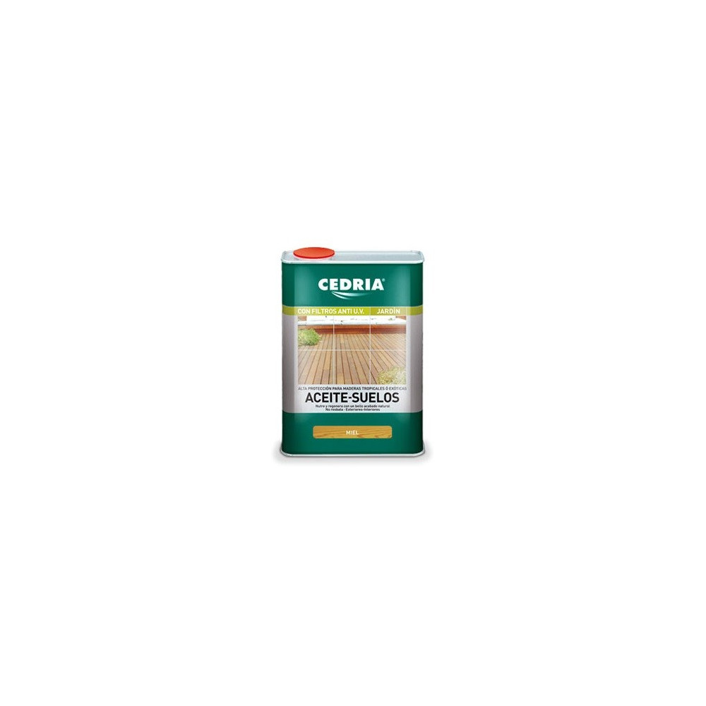 CEDRIA ACEITE PARA SUELOS MIEL 4 L