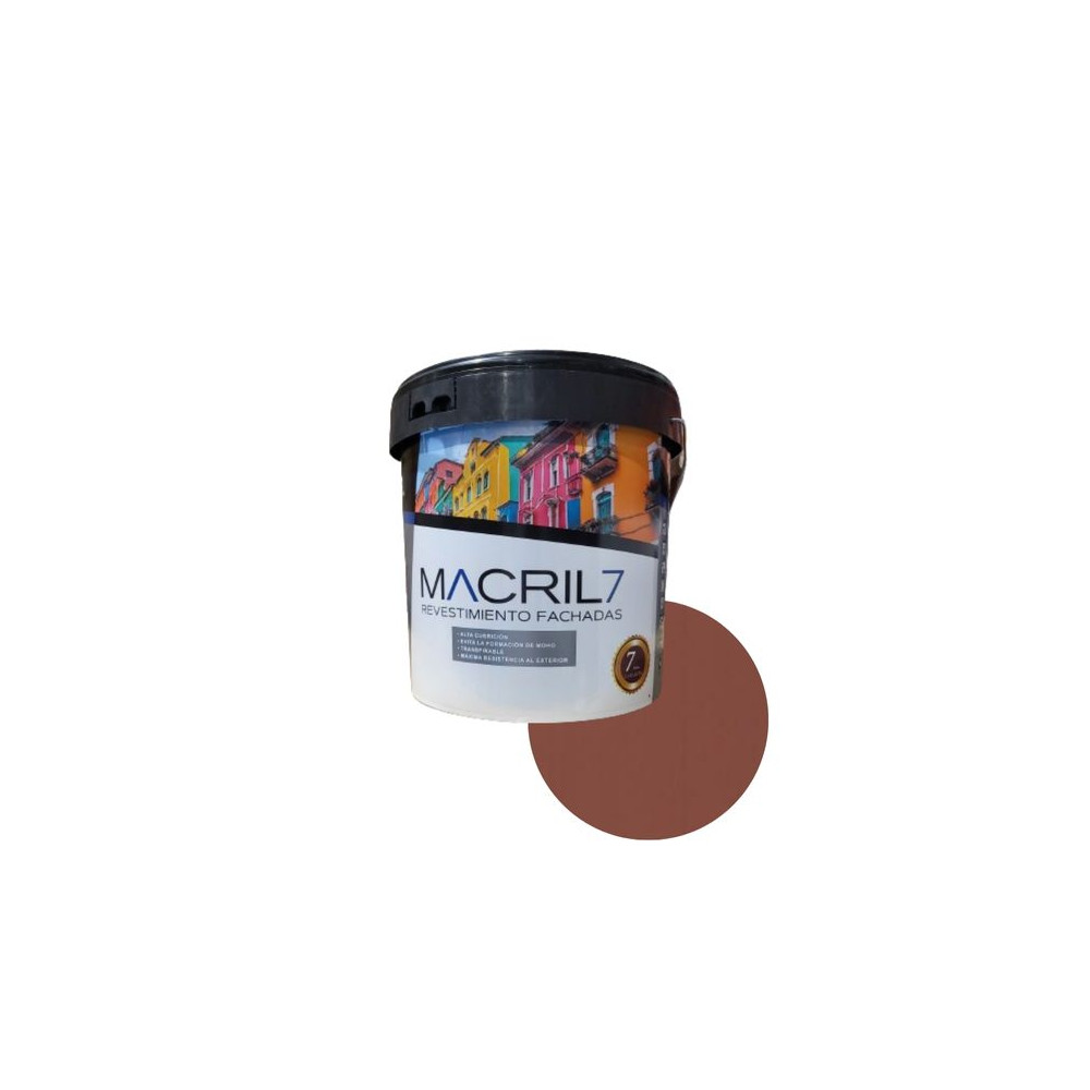 MACRIL 7 REV. ACRILICO LISO Nº08 MARRON 4 L