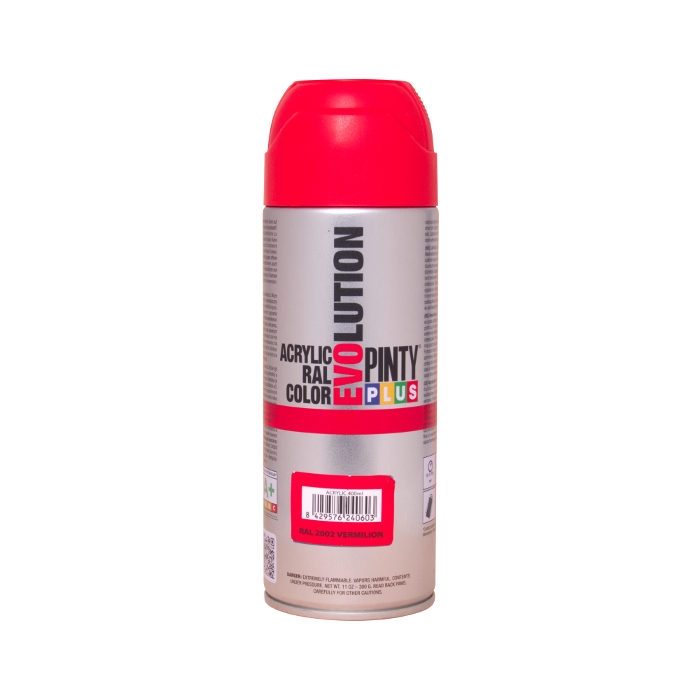 PINTYPLUS SPRAY EVOLUTION BRILLO RAL2002 400 ML PINTYPLUS SPRAY EVOLUTION BRILLO RAL2002 400 ML