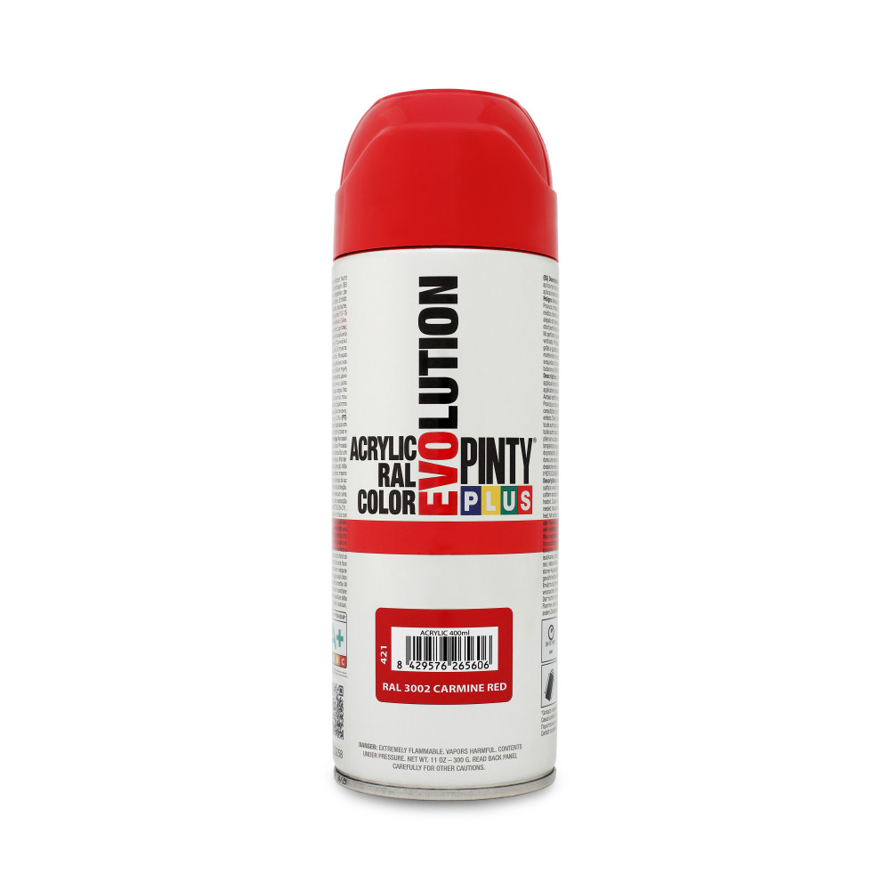 PINTYPLUS EVOLUTION SPRAY BRILLO RAL3002 400 ML PINTYPLUS EVOLUTION SPRAY BRILLO RAL3002 400 ML