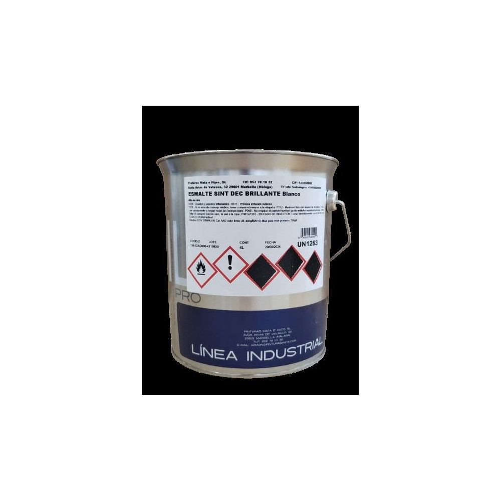 MACRIL PRO ESMALTE BRILLO BLANCO 4 L MACRIL PRO ESMALTE BRILLO BLANCO 4 L