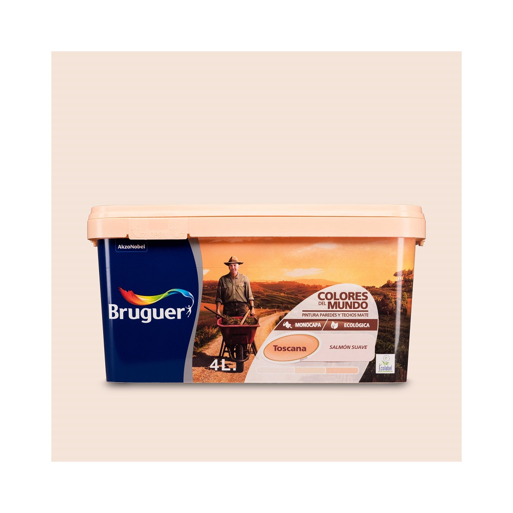 COLORES DEL MUNDO 972 TOSCANA SALMON SUAVE 4 L (baja)