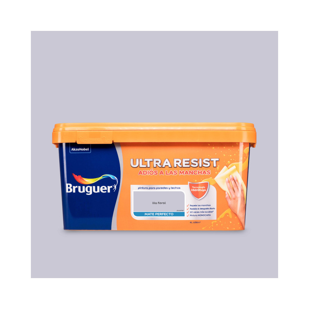 BRUGUER ULTRARESIST LILA FLORAL 4 L (baja)