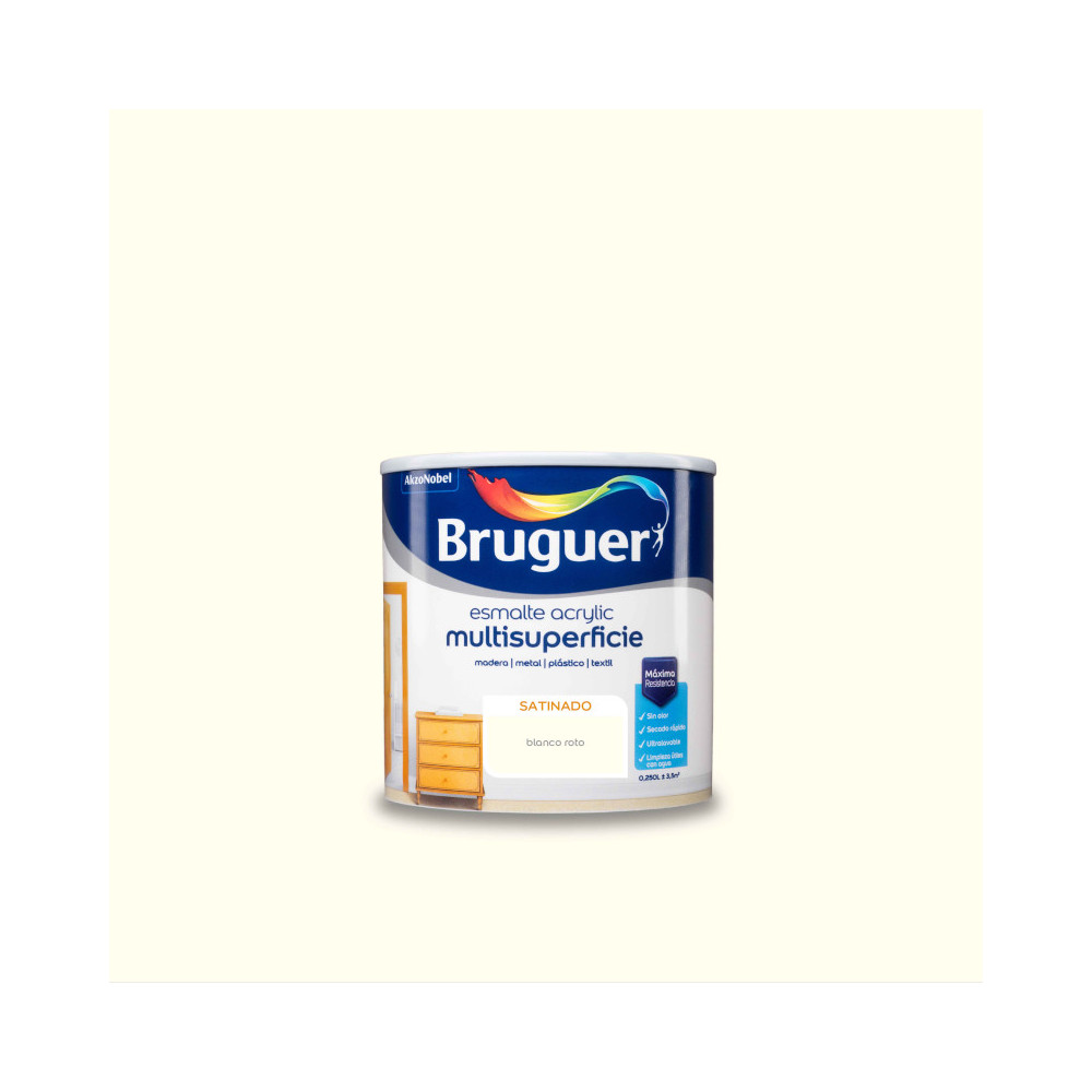 BRUGUER ACRYLIC SATINADO BLANCO ROTO 0,75 L
