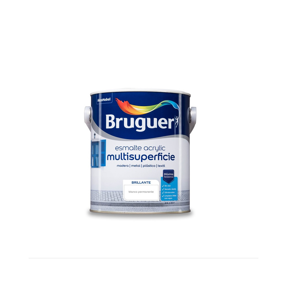 BRUGUER ACRYLIC SATINADO BLANCO PERMANENTE 2,5 L