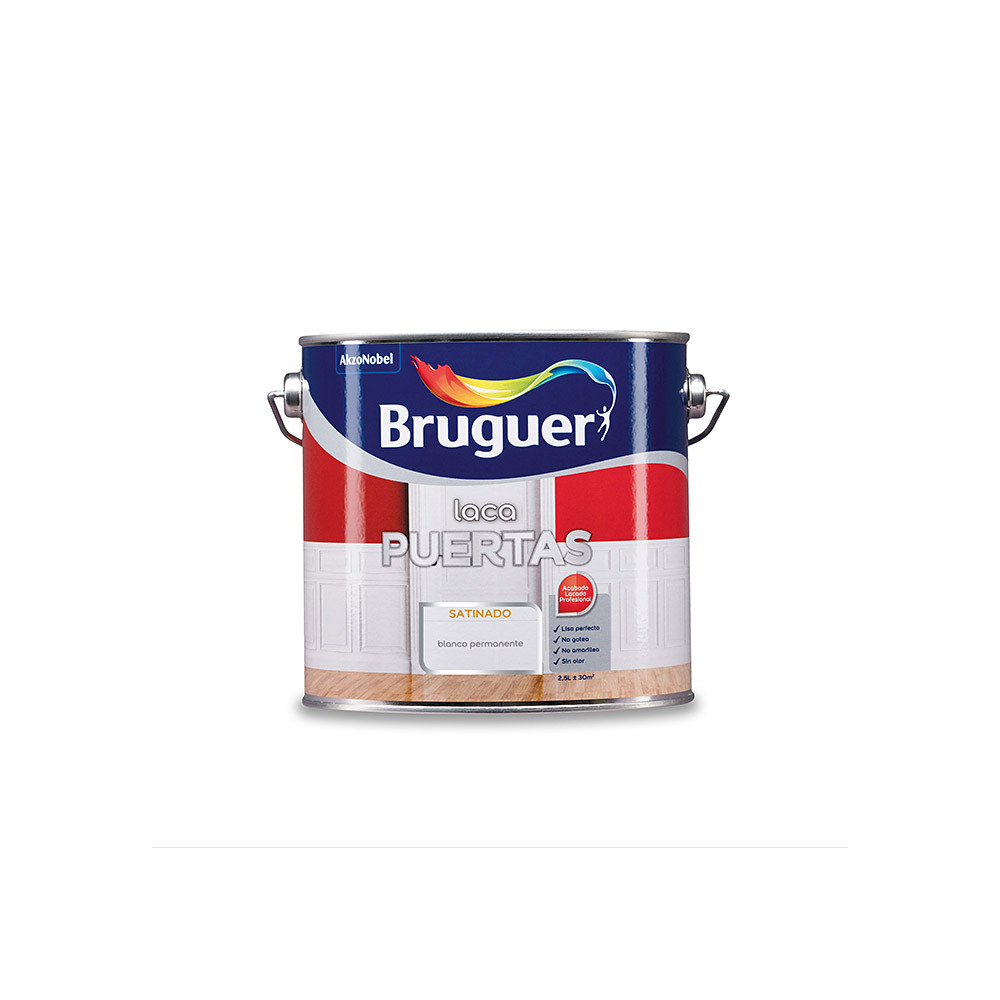 BRUGUER LACA PUERTAS AGUA SATINADA BCO ROTO 2,5 L