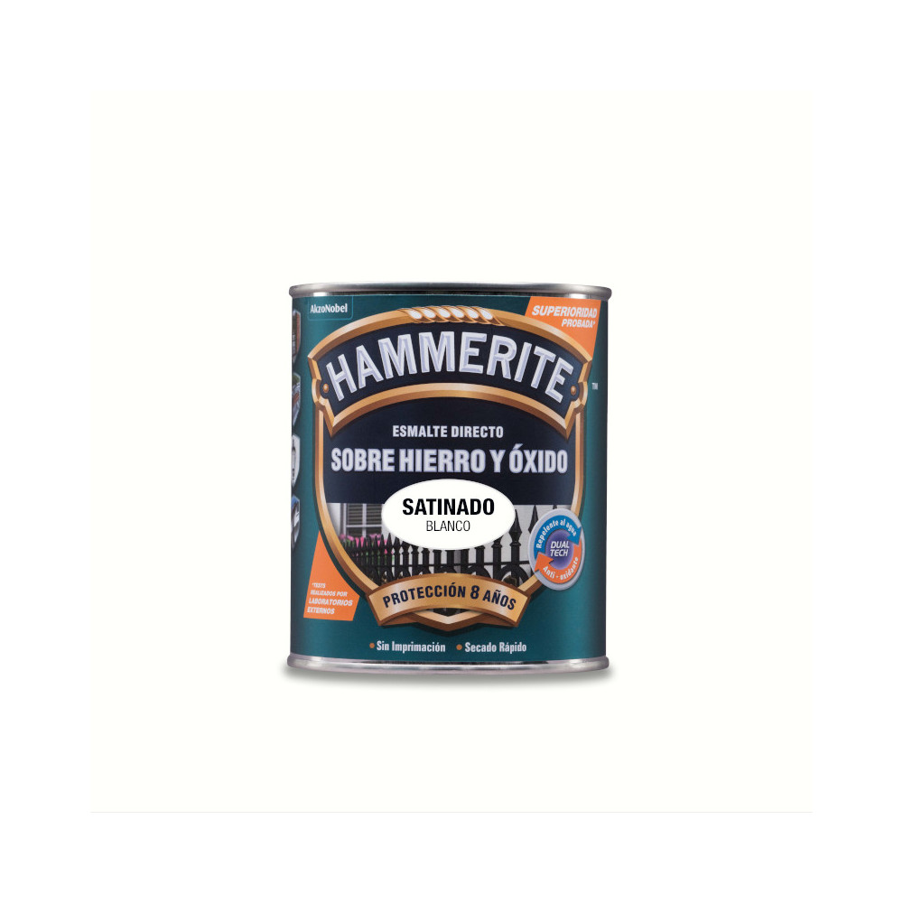 HAMMERITE LISO SATINADO BLANCO 0,75 L