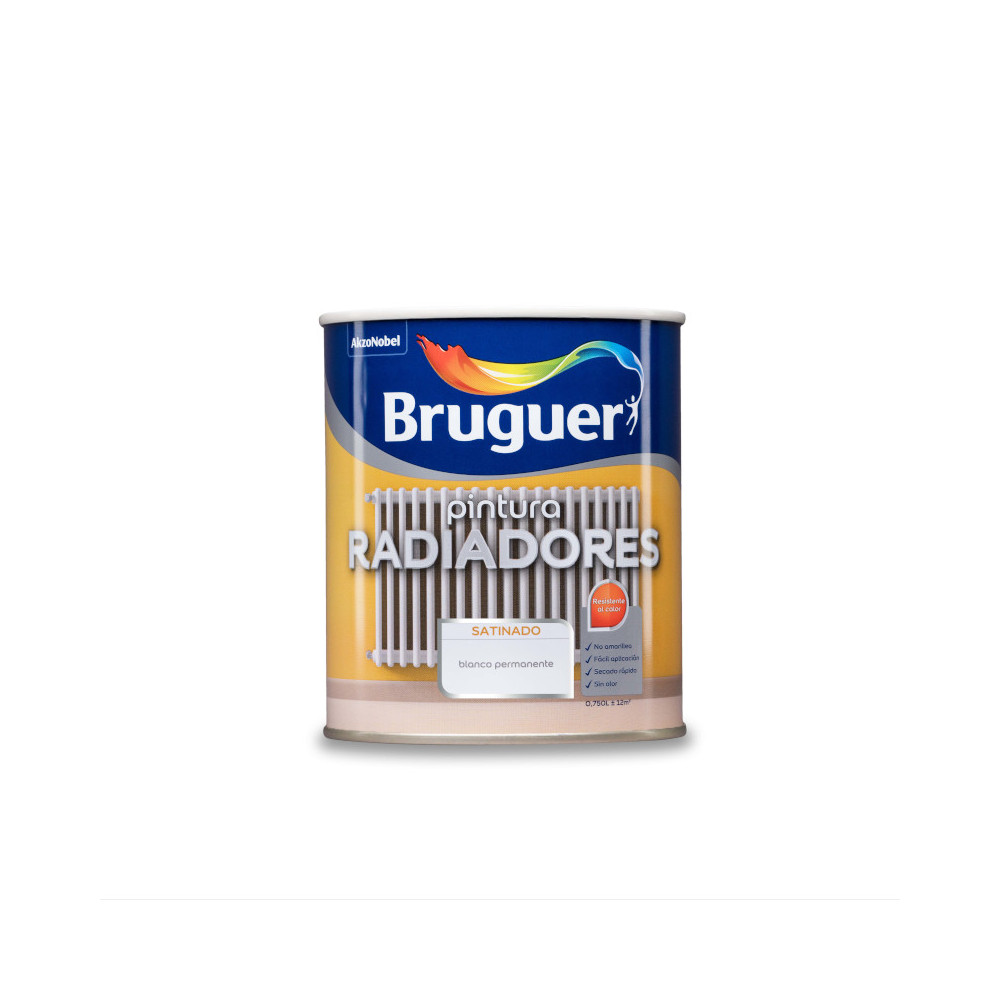 BRUGUER RADIADORES SATINADO BLANCO AL AGUA 750 ML