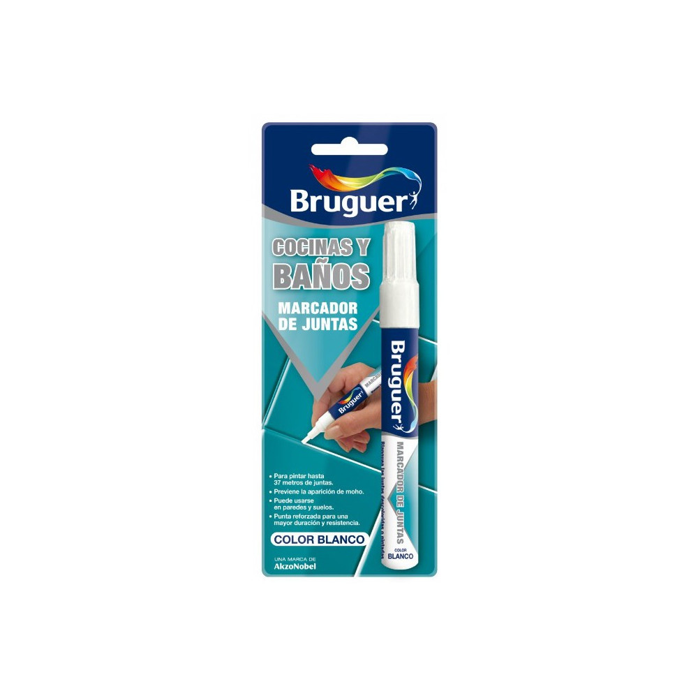BRUGUER MARCADOR DE JUNTAS BLANCO BLISTER
