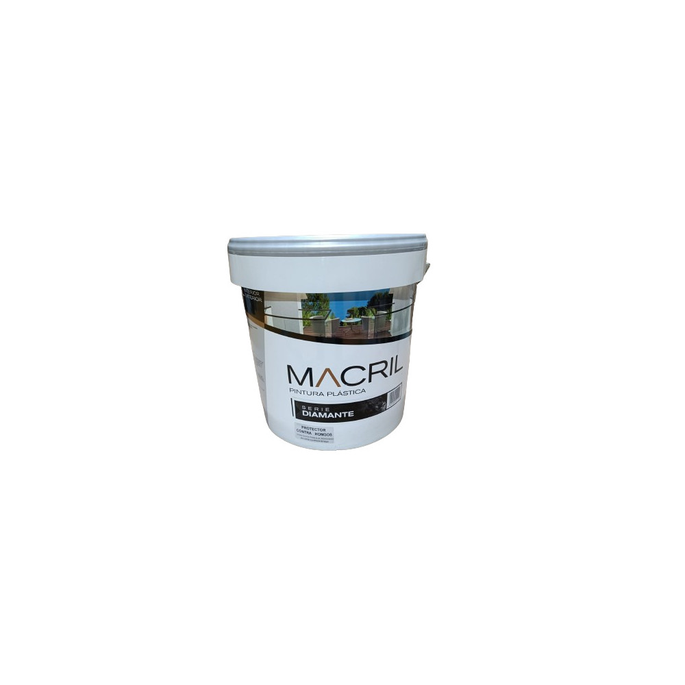 MACRIL PLAST. MATE SERIE DIAMANTE BLANCO 14 L