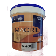 MACRIL PLAST. MATE M-200 BLANCO INT-EXT ANTIMOHO 15 L