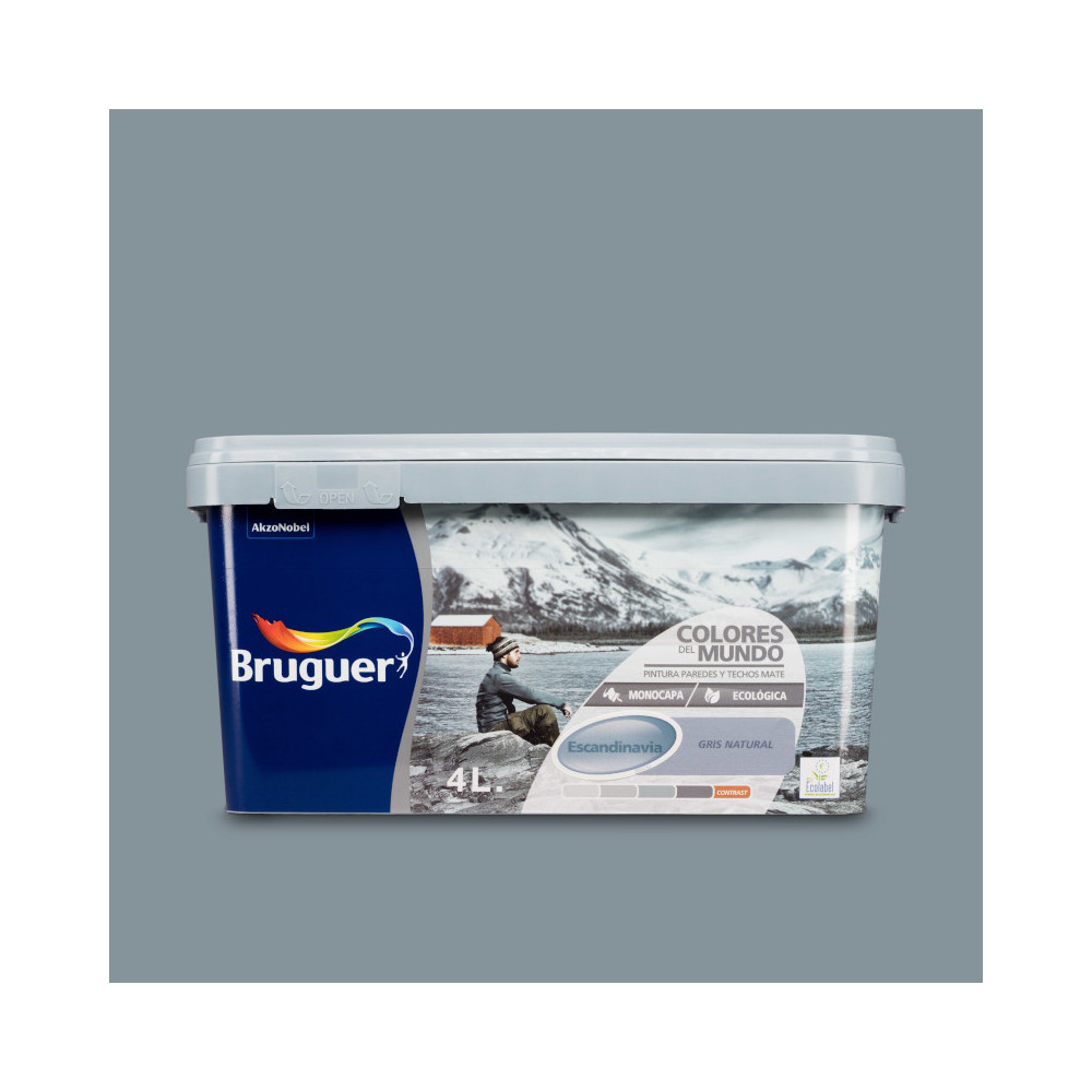 COLORES DEL MUNDO ESCANDINAVIA GRIS NATURAL 4 L