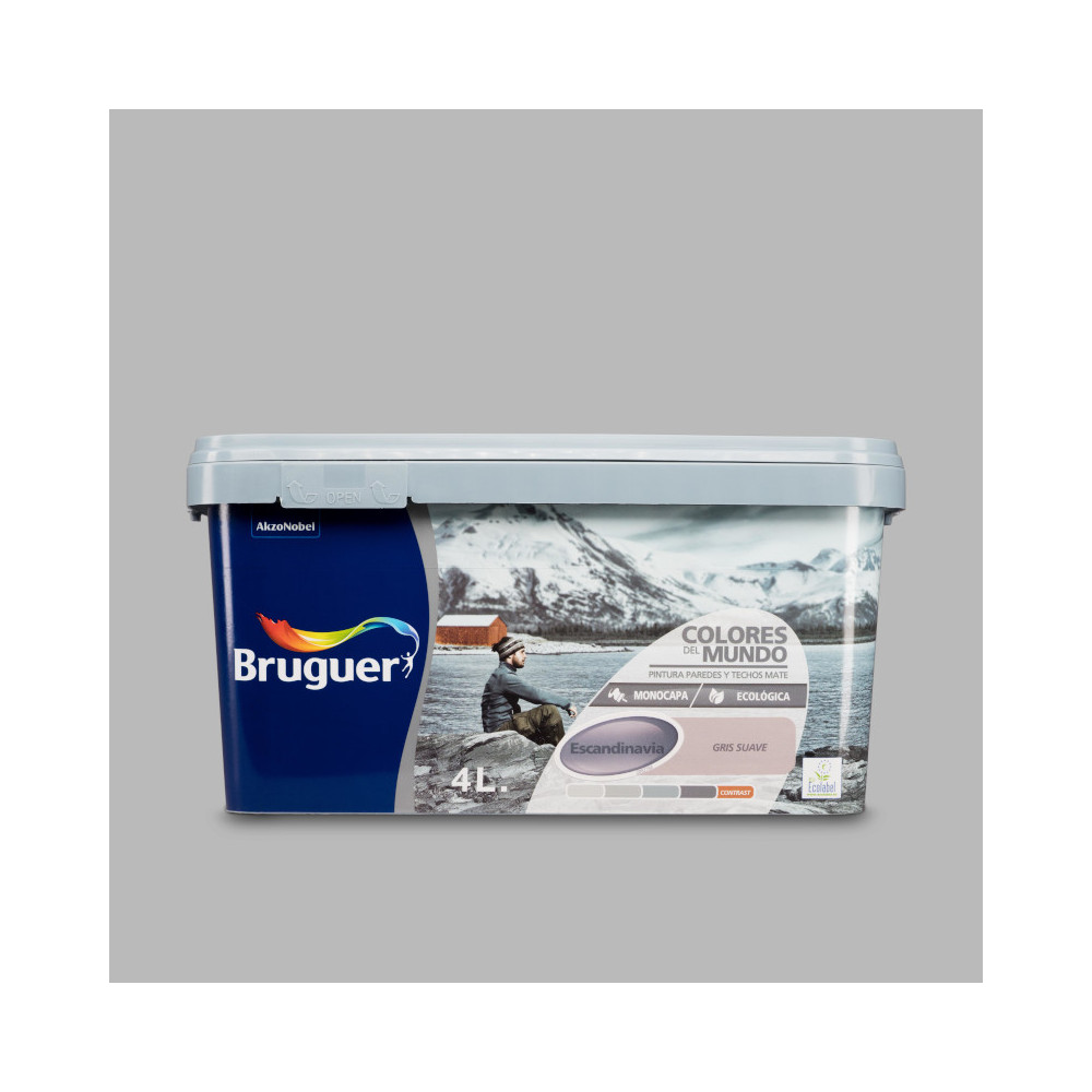 COLORES DEL MUNDO ESCANDINAVIA GRIS SUAVE 4 L