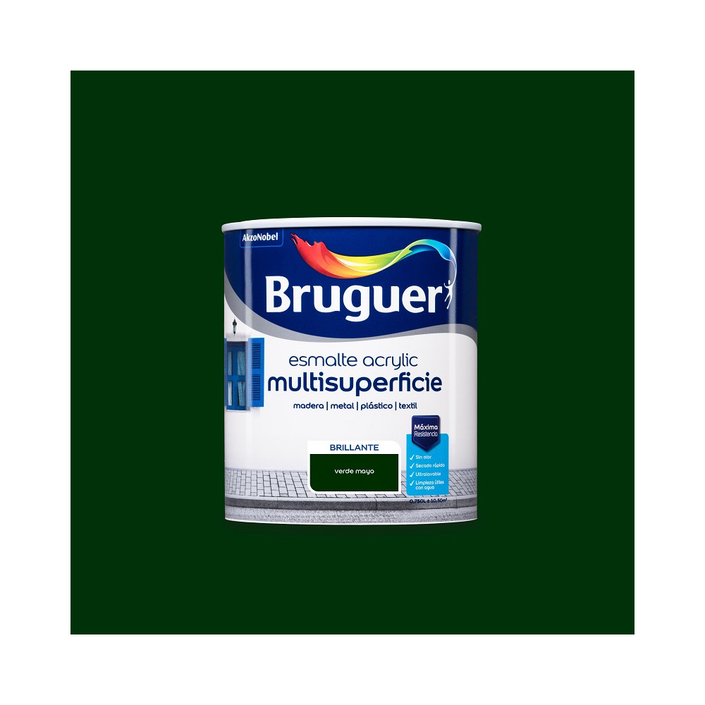 BRUGUER ACRYLIC BRILLO VERDE MAYO 0,75 L