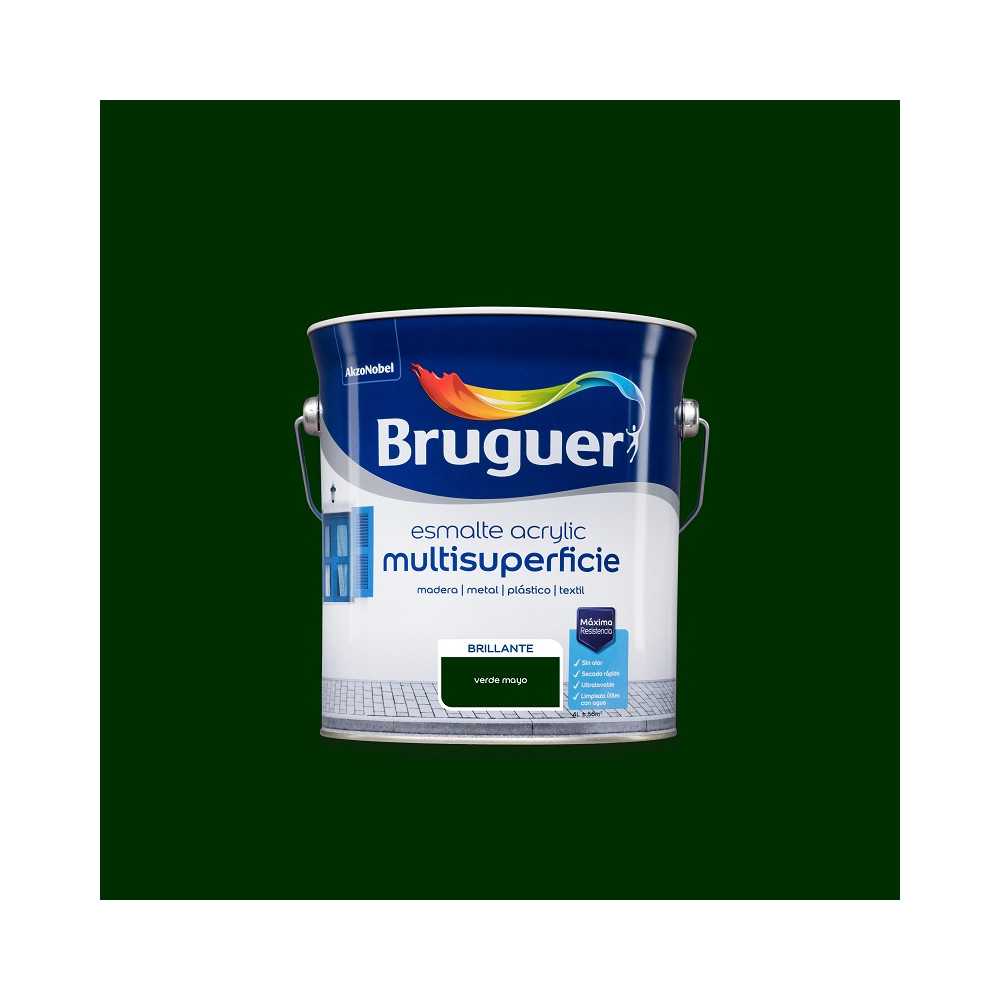 BRUGUER ACRYLIC BRILLO VERDE MAYO 4 L (baja)