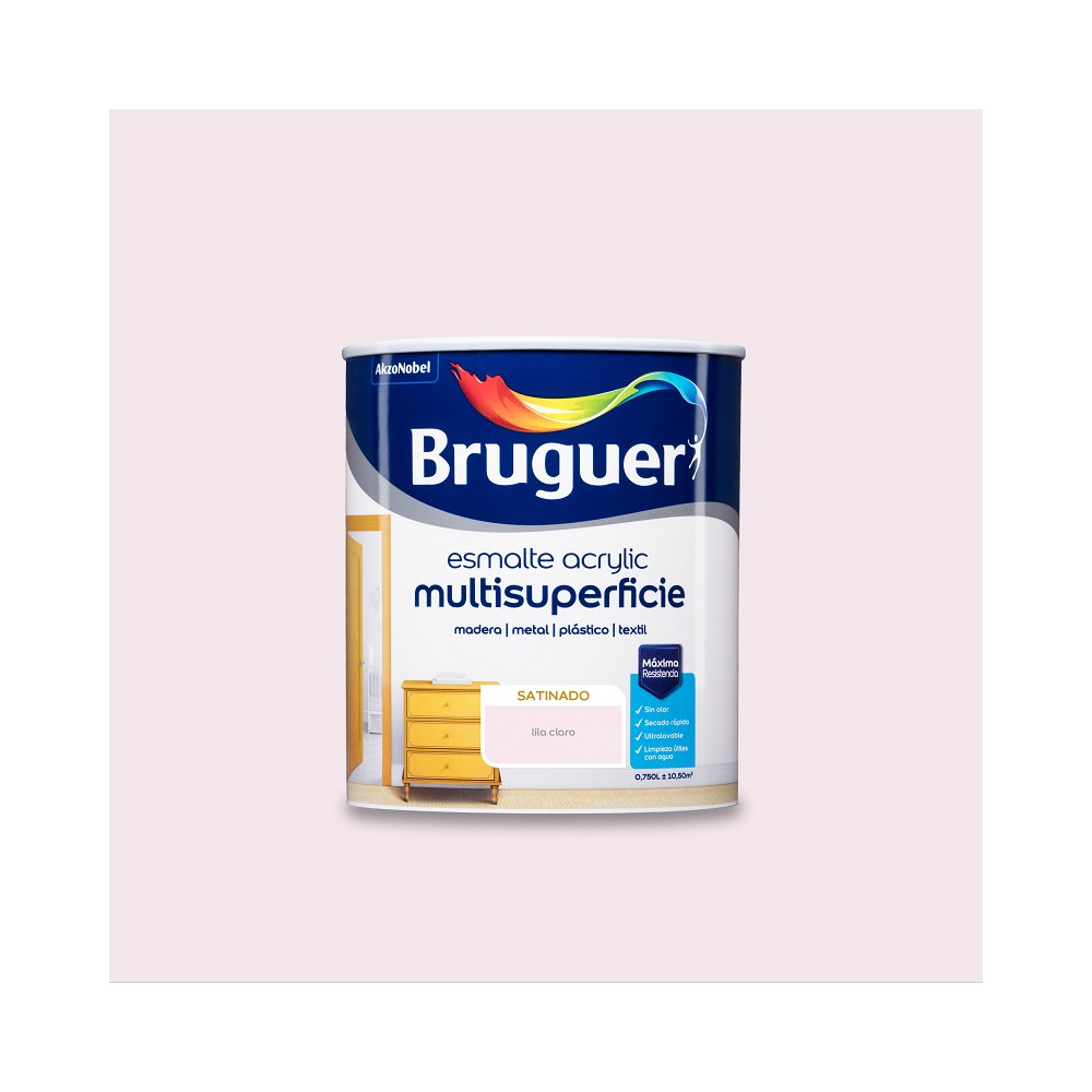 BRUGUER ACRYLIC SATINADO LILA CLARO 0,75 L (baja)