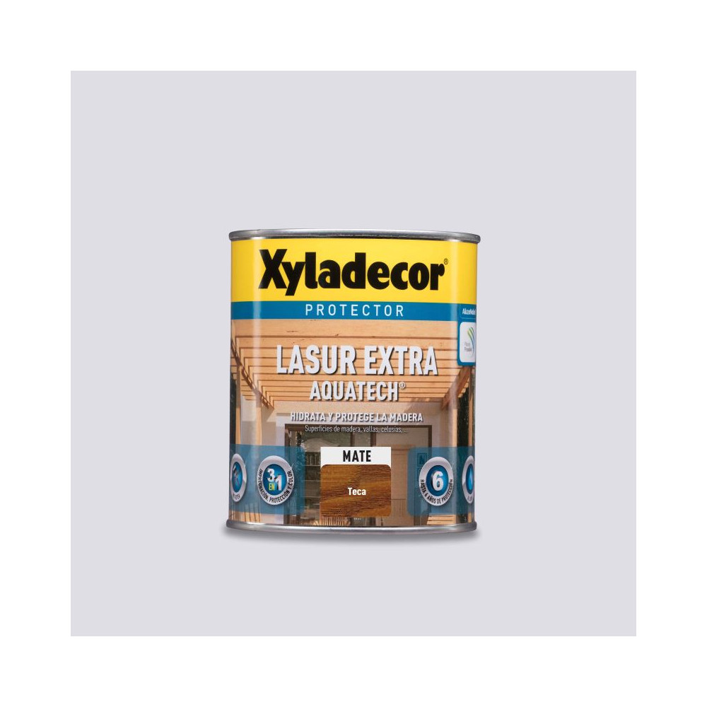 XYLADECOR AQUATECH LASUR EXTRA MATE TECA 2,5 L 