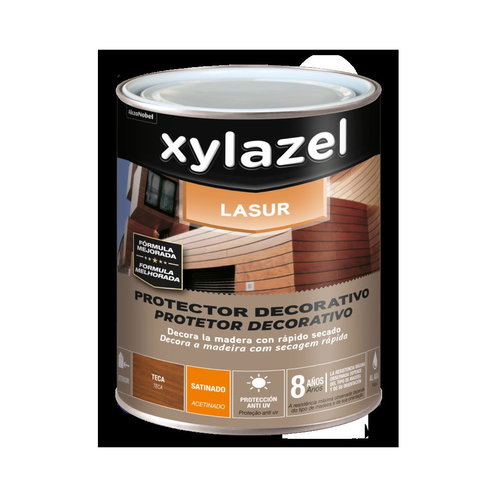 XYLAZEL LASUR DECOR AGUA SATINADO TECA 20 L