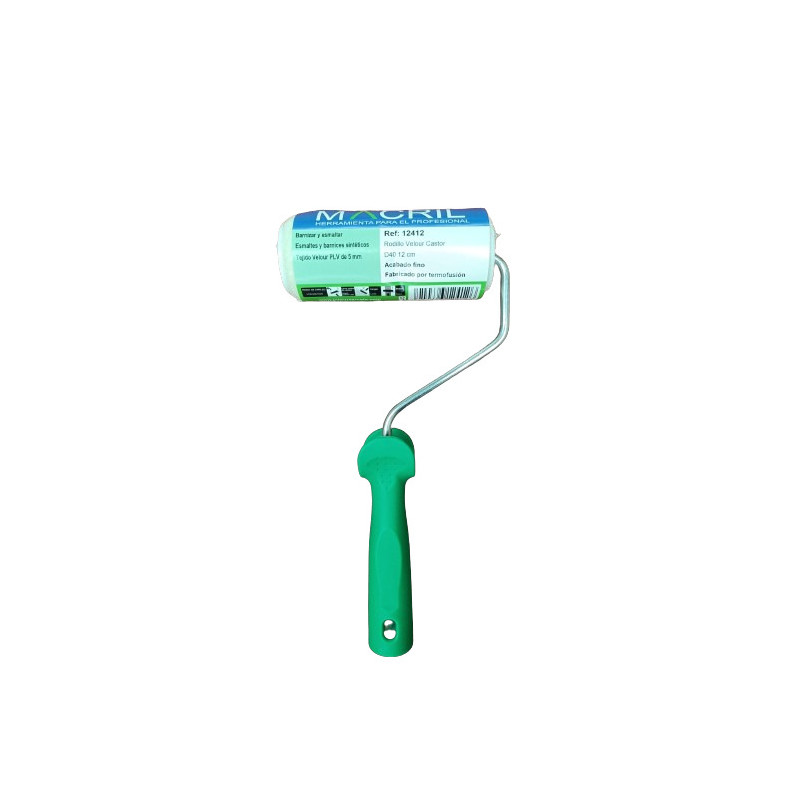 MACRIL 12412 RODILLO VELOUR CASTOR D40 12 CM