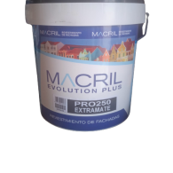 MACRIL PRO 250 PLASTICO EXTRAMATE BLANCO INTERIOR 4 L