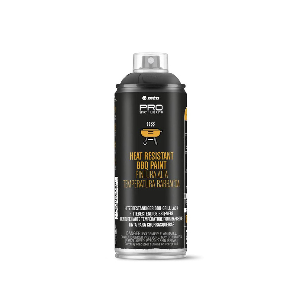MTN SPRAY PRO ALTA TEMPERATURA PARA BARBACOA NEGRA 400ML