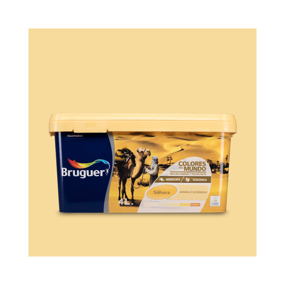 COLORES DEL MUNDO 953 SAHARA AMARILLO INTER. 4 L (baja)