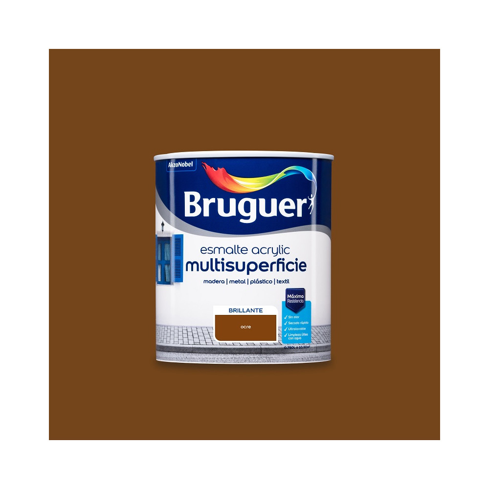 BRUGUER ACRYLIC BRILLO OCRE 0,75 L