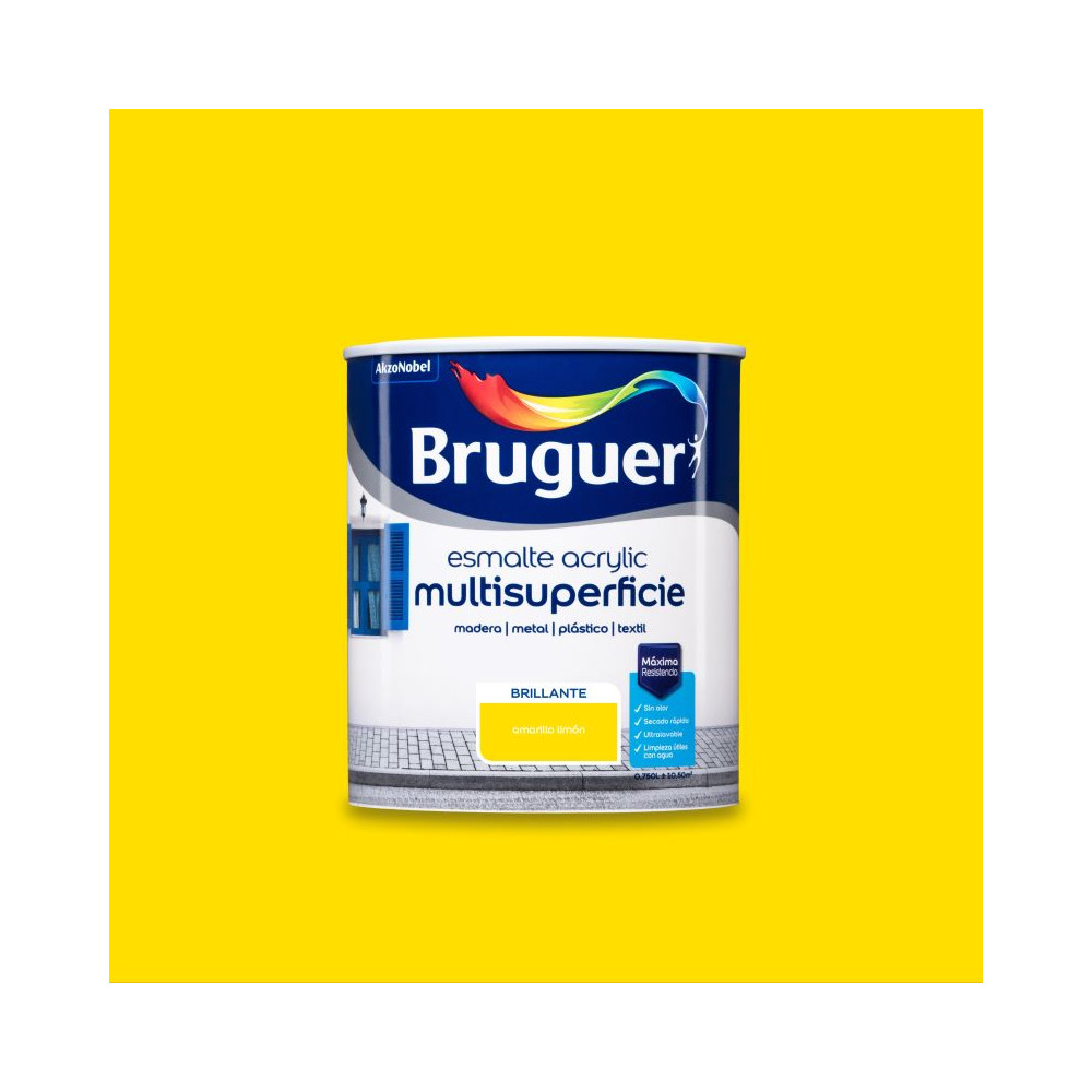 BRUGUER ACRYLIC BRILLO AMARILLO LIMON 0,75 L